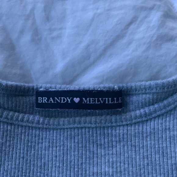 Grey Brandy Melville top. - Picture 3 of 3